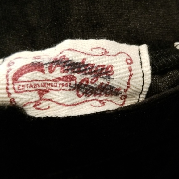 Vintage Cotton Sweatpants Extra Large 16 Black Velvet Elastic Winter Pants - Picture 6 of 8